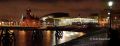 The Senedd and Pierhead building at night, cardiff Bay