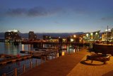 Cardiff Bay at sunset