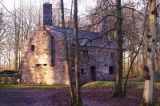 Garreg Fawr farmhouse on a winter afternoon