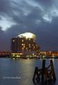 St. David's hotel at dusk, Cardiff Bay