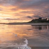 18 Points - Bamburgh Castle Beach Reflections - Philip Haigh