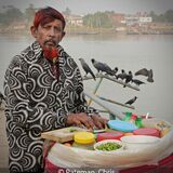18 Points - Chris Pateman - A Chana Puri Seller With His Retinue Of Crows