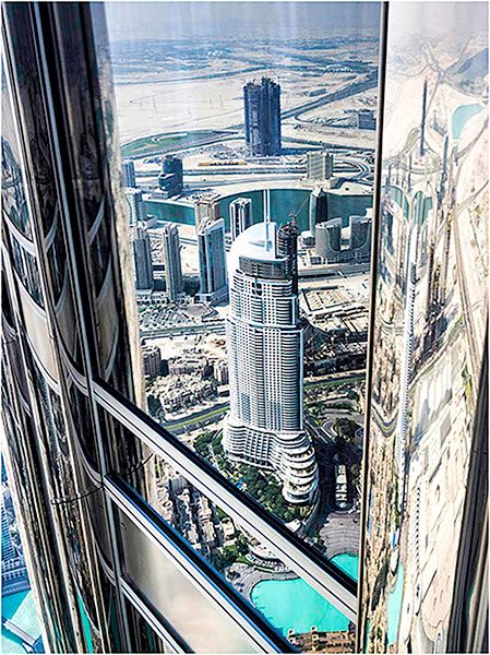 Reflection From Burj Khalifa
