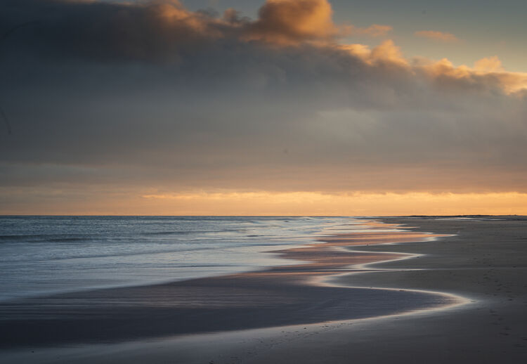 Bamburgh Beach at Sunrise