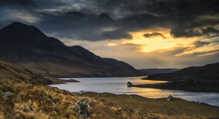 Loch Lurgainn at Sunrise