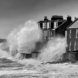 Storm Barra arrives in Lower Largo