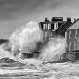 Storm Barra arrives in Lower Largo