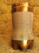 Hypertufa - Cke Gold paint detail.