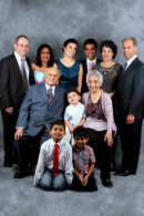 Family group portrait photography.