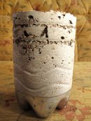 Hypertufa plant pot, pop bottle planter
