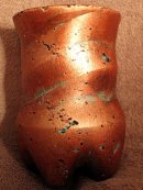 Hypertufa plant pot, Etsy PJCreationCraft Metallic Paint 602-49