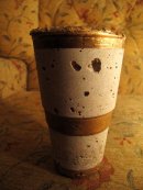 Pint Pot-- 392. Hypertufa plant pot.