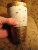 Pint Pot 392 21, gold mirror paint. Hypertufa plant pot, Etsy PJCreationCraft