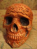 Skull Celtic - Copper Gold