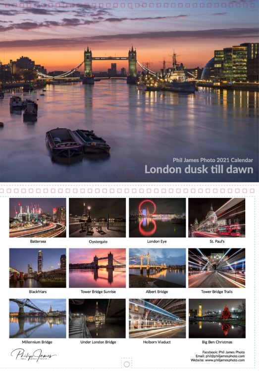 London 2021 Calendar