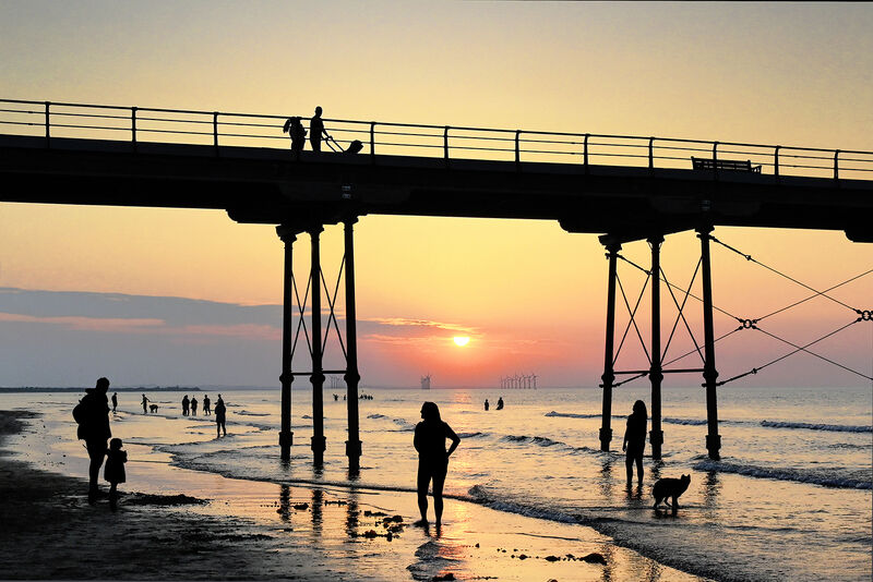 1st Place: Summer fun at Saltburn Pier