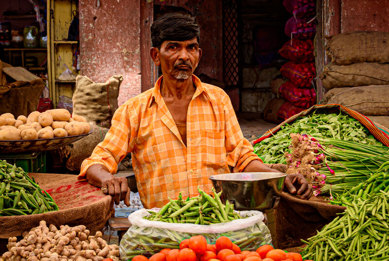 3rd Place: Rajasthan Vegetable Seller