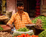 3rd Place: Rajasthan Vegetable Seller