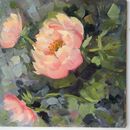 Peonies. Oil on board 8x8” #30days20