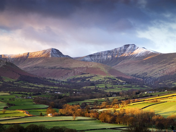 Pen y Fan and Cribyn, Brecon Beacons.