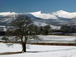 Brecon Beacons in winter 5.