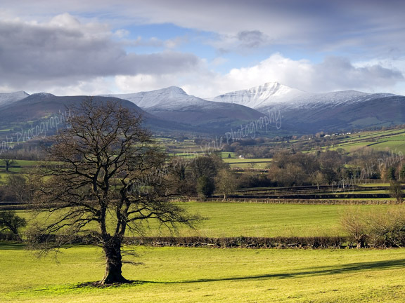Pen y Fan and Cribyn, The Brecon Beacons.