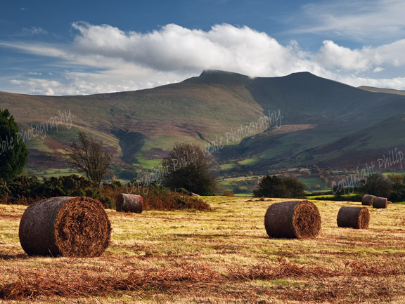 Pen y fan and Corn Du.