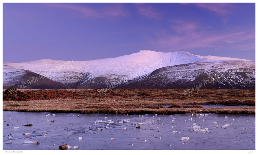 Dusk in the Beacons