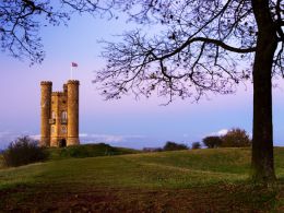 Sunset, Broadway Tower.