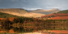 Reflection in Pentwyn Reservoir. Open Edition.