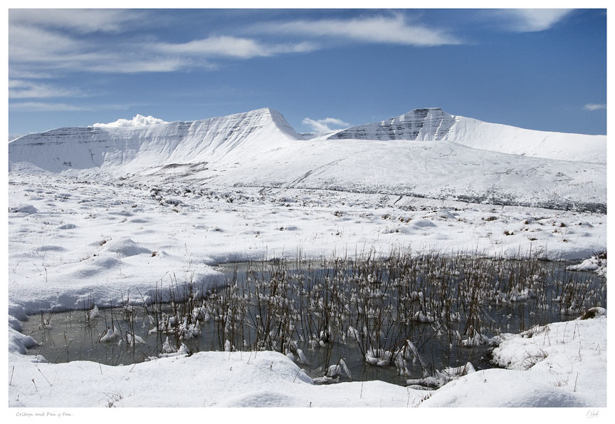 Cribyn and Pen y Fan.