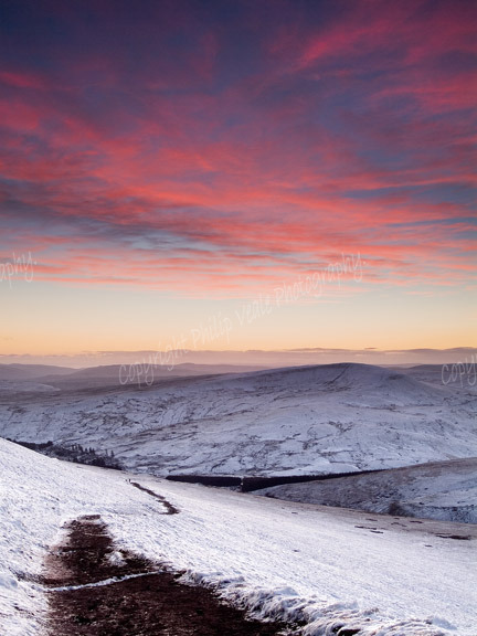 Winter Sunset.