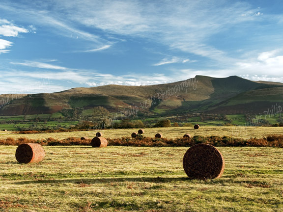 Pen y Fan and Corn Du, Oct 2009.