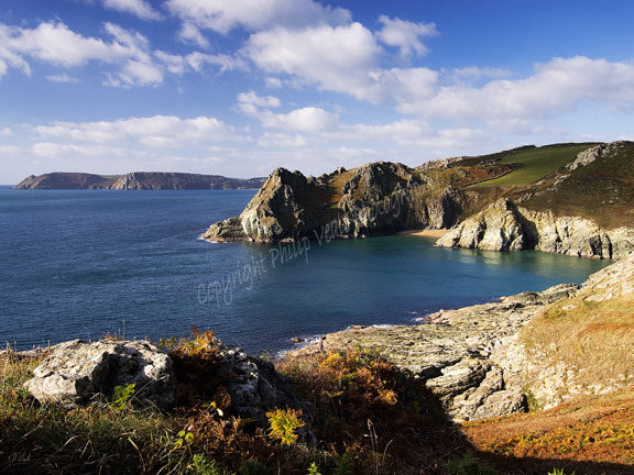 Gammon Head and Bolt Head near Prawle Point. Devon.