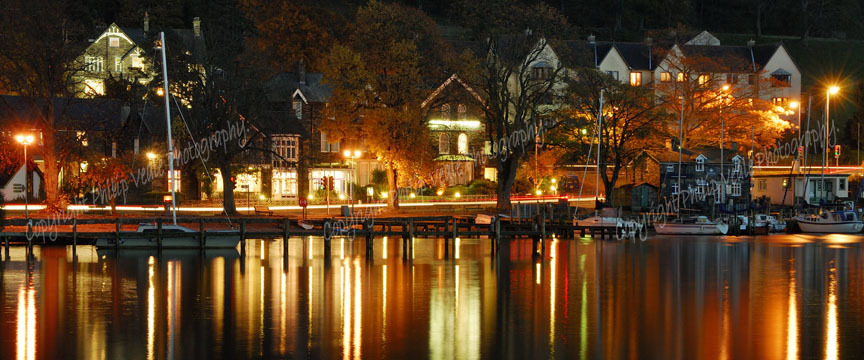 Night life on Windermere, The Lake District. Limited Edition of 100.