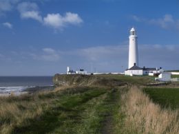 Nash Point Lighthouse.