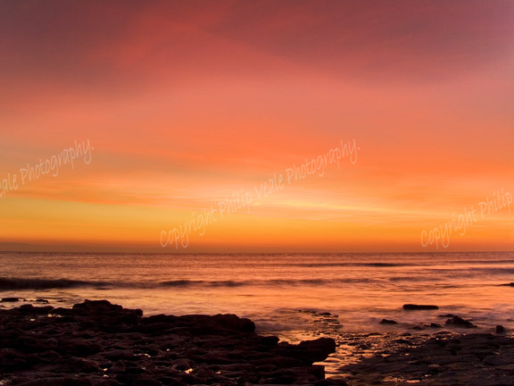 Sunset, Nash Point.