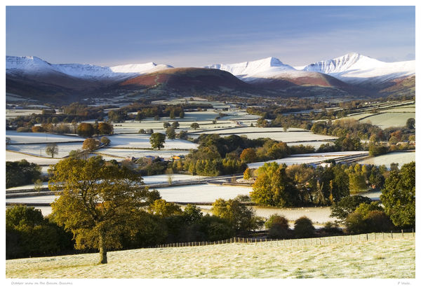 October Snow, The Brecon Beacons.