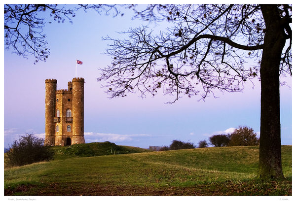 Dusk, Broadway Tower.