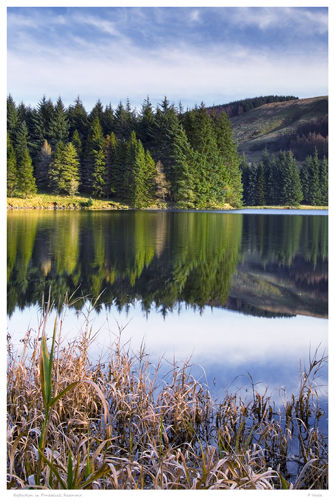 Reflection in Pontsticill Reservoir.