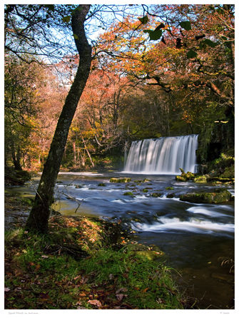 Sgwd Ddwli in autumn.