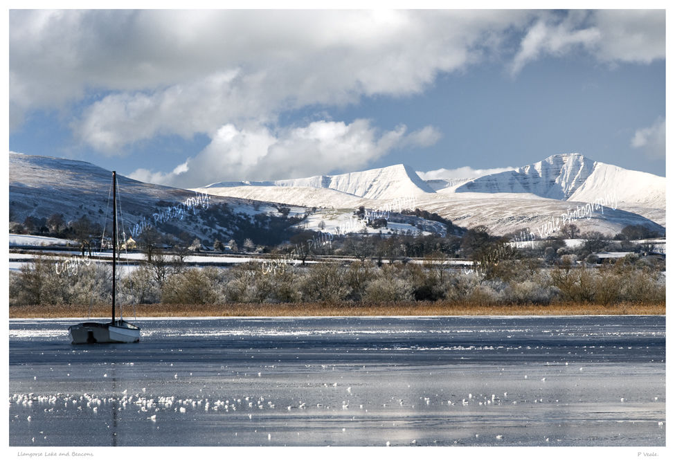 Llangorse Lake Frozen, Dec. 2010