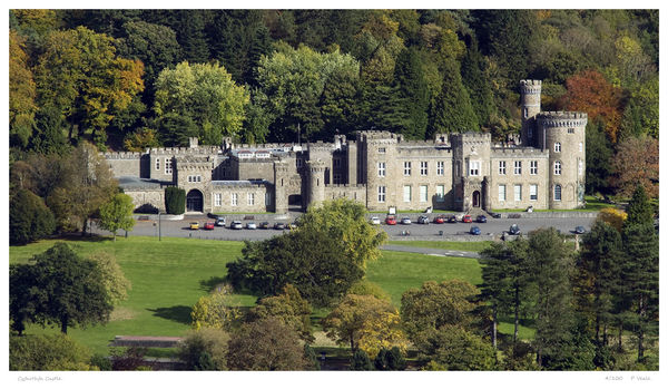 Early autumn, Cyfarthfa Castle.