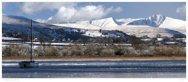 Llangorse Lake and Beacons.