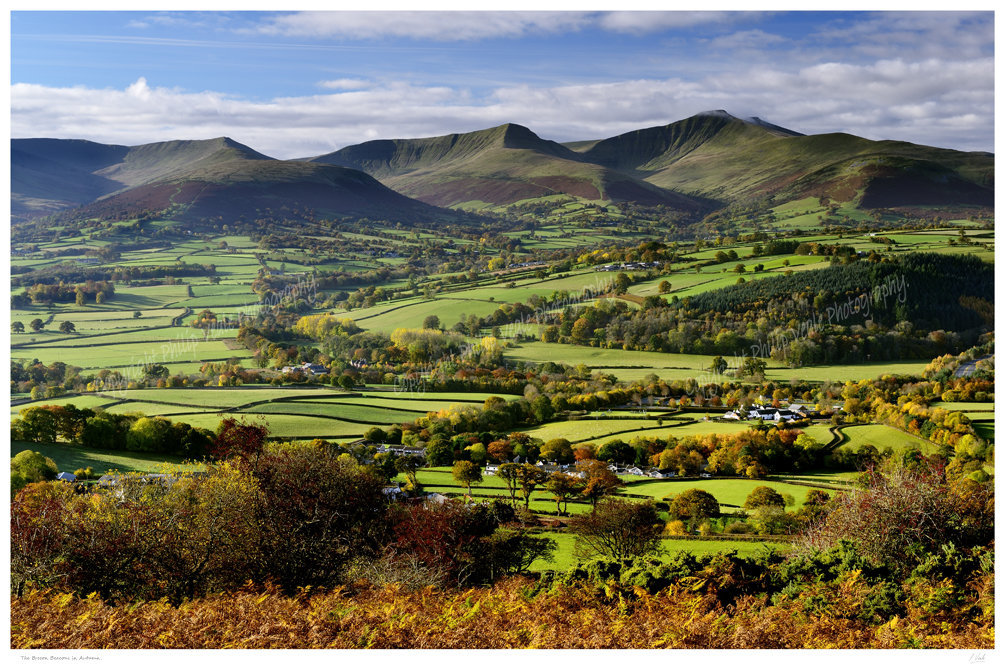 The Brecon Beacons in Autumn.