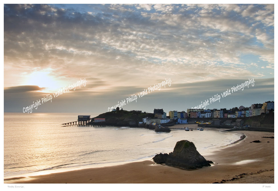 Tenby sunrise.