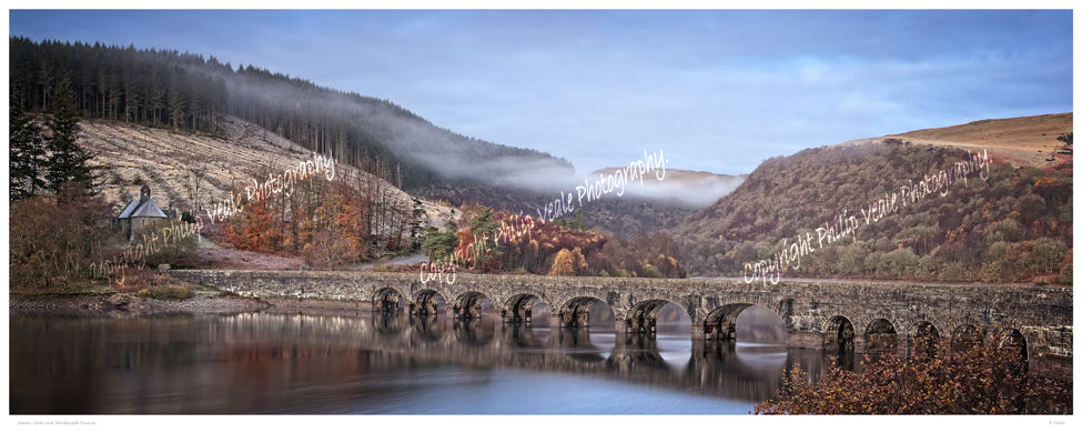 Caban-Coch and Nantgwyllt Church, Elan Valley.