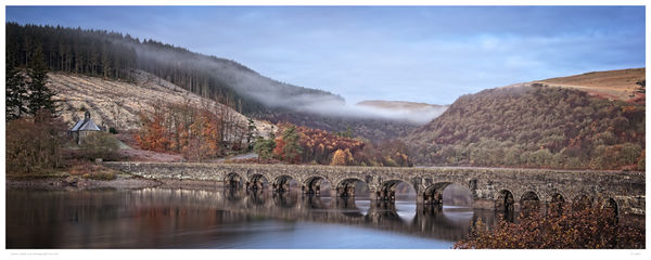Caban-Coch and Nantgwyllt Church, Elan Valley.