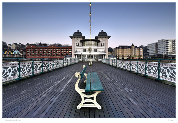 Dawn at Penarth Pier.