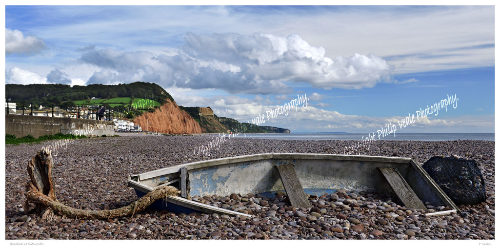 Beached at Sidmouth.